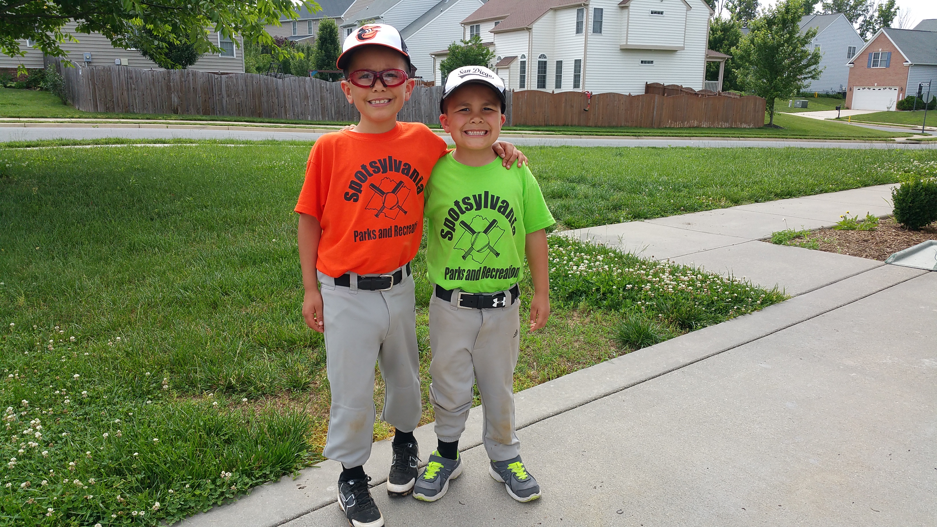 Brito Boys’ First Baseball Games of the Season